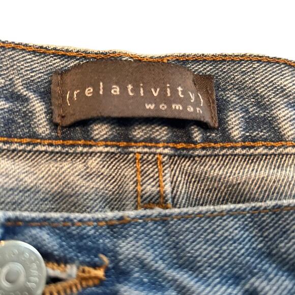Relativity‎ Women's Denim Blue Jeans Sz 22 - Picture 5 of 8
